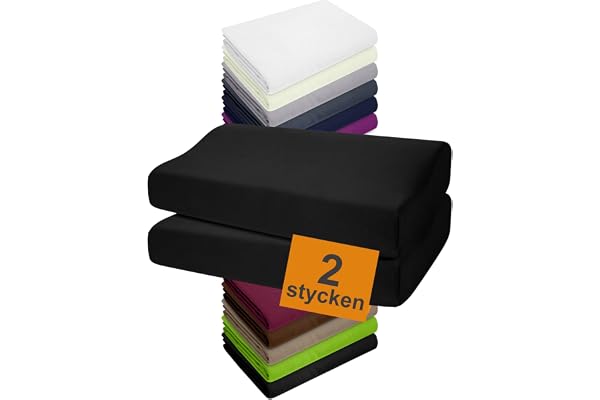 npluseins 2-pack örngott för hälsokuddar i storlek S – dra-på-överdrag 1450 2049, 30–35 x 45–50 cm