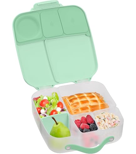 Bieco Lunchbox „Love“ – Mehrteilige Brotdose Mit Kammern, Löffel & Gabel