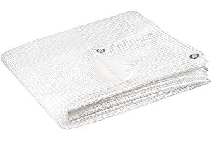 COGEX - Bâches (Bricolage) - armée de protection 2x3m 160g/m² - Translucide / transparente - Haute résistance, indéchirable et imperméable - Stabilisée aux U.V - transparente 2 x 3m