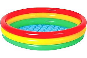 ‎B BEST SPORTING Best Sporting Baby-Pool 85 x 20 cm, Kleinkind-Planschbecken mit aufblasbarem Boden