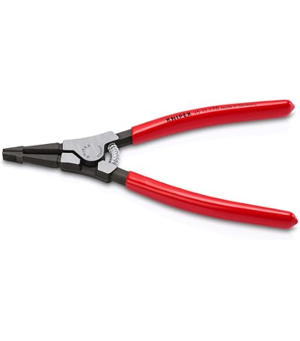 Pinza Knipex Per Anelli Elastici Su Alberi - 170 Mm Brunita - Per Montaggio Sicuro Senza Forature