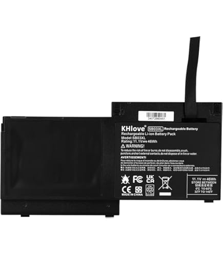 ASUNCELL SB03XL Laptopaccu voor HP EliteBook 720 G1 720 G2 725 G1 725 G2 820 G1 820 G2 825 G1 825 G2 Serie, SB03046XL 717378-001 HSTNN-IB4T HSTNN-LB 4 jaar