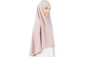 LAMIS HIJAB Khimar hijab à enfiler Malaisien haut jilbab pour femme musulmane voilée KH100