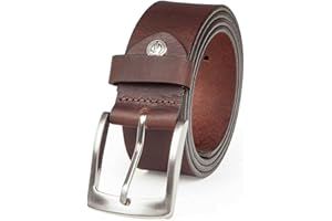 LINDENMANN Ledergürtel Herren/Gürtel Herren, XXL, dunkelbraun, 393