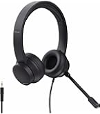 Trust Ayda On-Ear Headset met Microfoon 3.5mm, Lichtgewicht Koptelefoon met Kabel van 1.8 m, Verstelbare Hoofdband, Headphones voor PC, Laptop, Chat, Thuiswerken, Skype, Teams, Zoom - Zwart
