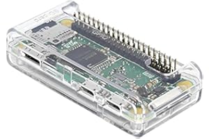 SB COMPONENTS SB Alta qualità Raspberry Pi Case Zero - Clear/Trasparente ** ** Accesso a Tutte Le Porte montate in 30 Secondi e Chiusa Aperto (Clear)