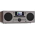 auna Harvard Kompaktanlage - Stereoanlage mit UKW und DAB+ Radio mit CD-Player, Bluetooth, USB-Port, RDS-Funktion für DAB/DAB