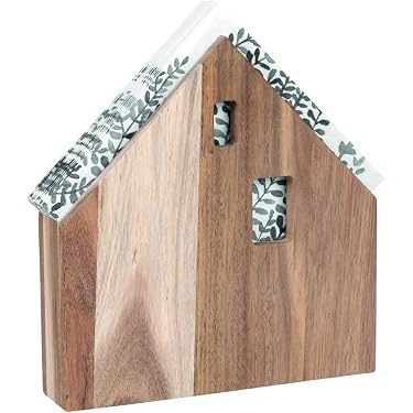 Acryl Serviettenhalter Mit Kürbis & Ahornblatt – Transparent & Platzsparend