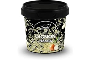 BEMBO QUALITÀ D'AUTORE Flocons d'Oignon Bembo 50 g - Épice Naturelle Déshydratée pour Sautés, Sauces et Condiments - Emballage Anti-Lumière et Anti-Oxydation