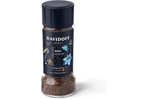 Davidoff Origins Asia Flavour kawa rozpuszczalna 9/12 intensywności - Premium Robusta & Arabica 100 g, granulat, szklana butelka