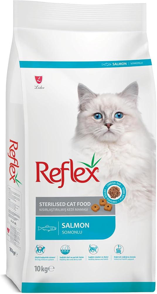 Reflex Sterılsed Salmon & Rıca Aduldt Cat Food 10 Kg RFL-114