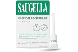 Saugella - Vaginosi batterica Triplice effetto - Gel - Trattamento Vaginosi batterica - Neutralizza i cattivi odori - Allevia il disagio vaginale - 7 tubi applicatori