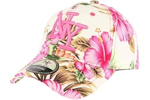 Hip Hop Honour Casquette Enfant Florale Rose de 7 à 11 Ans - Taille Unique - Rose