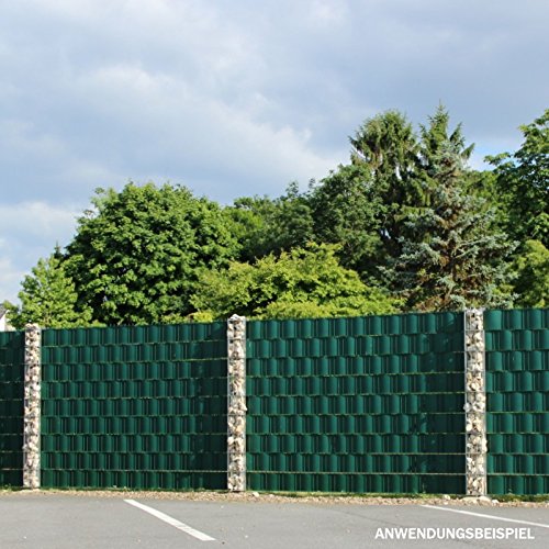 Videx Sichtschutzstreifen Hart-PVC Longlife, grün, 19 x 255cm