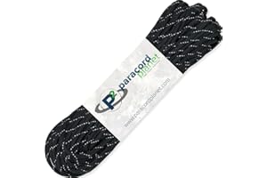 Paracord Planet Véritable paracorde de Type III de 550 LB – Cordon en Nylon de Couleurs Unies, Multicolores et réfléchissantes