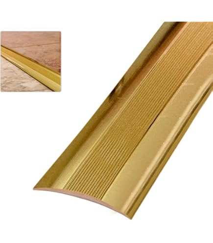 TOCTUS Profilo Di Transizione, Listello In Alluminio Per Giunti A Pavimento, In Metallo, Per Vinile, Laminato E Parquet, Soglia Della Porta, Striscia Rivestimento Del Pavimento (Color : A, Size : W - Foto 7