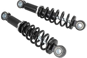 YCTZE 2 Piezas 200 Mm Amortiguador Trasero de Motocicleta Aleación de Acero Amortiguador de Suspensión de Resorte de Alto Rendimiento para Bicicleta Eléctrica Scooter ATV