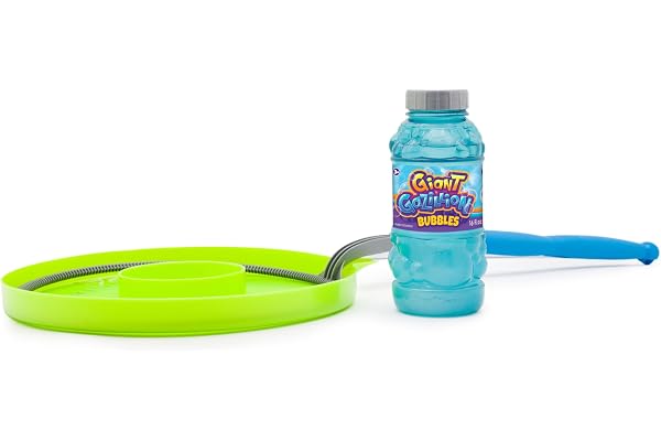 Gazillion – Baguette à bulles géantes, bulles de savon enfant, Vert/Bleu, 25 cm