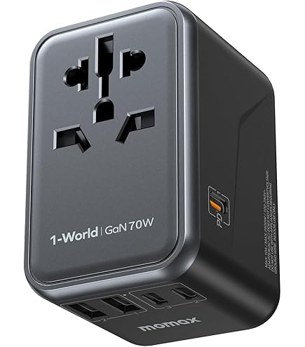 Verbatim UTA-03 Universal Travel Plug Adapter - With USB-C And USB-A Ports For International Travel