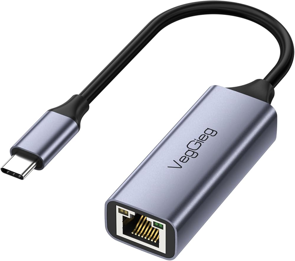 Veggieg USB Type-C 100Mbps Rj45 Lan Ethernet İnternet Çevirici Dönüştürücü