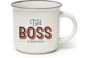 Legami Cup-Puccino The Boss Tazza, Porcellana Bone China, 350 ml, Multicolore