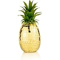 Tapufitil Disco Ananas Décoration, Ananas Style Boule Disco, Décoration de Table Style Or Rétro pour Fête, Bar à Domicile & Décoration d'Été