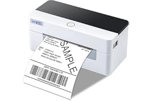 vretti Thermal Shipping Label Printer, 4x6 USB Label Printer, Desktop Barcode Label Printer for Small Business & Shipping Packages Compatible with Mac, Windows, Linux, UPS, USPS