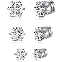 Joblot Di 36 Paia Orecchini Con Borchio Cristallo Trasparenti - Foto 4