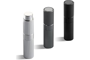 Toureal 8 ml, 3 delar, aluminium, parfym, spridare, påfyllningsbar, tom, nålremsor, parfymsprejspridare, resesprejflaska för