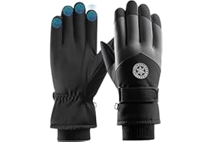 KASESSS Rękawiczki zimowe dla mężczyzn i kobiet, -35℃ zimoodporne rękawiczki narciarskie, wodoodporne rękawiczki termiczne dla mężczyzn, rękawiczki dotykowe na śnieg, męskie rękawiczki na zewnątrz do