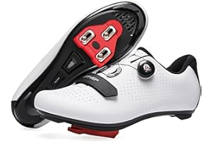 ARTVEP Fahrradschuhe Herren Damen Rennradschuhe MTB Radschuhe Kompatibel mit Look SPD SPD-SL Delta Lock Pedal Reitschuhe Kompatibel mit Peloton Schuhen