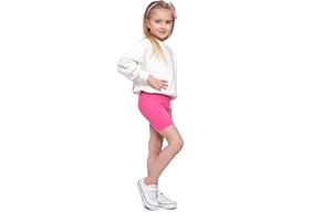 SOFTSAIL Girls Leggings Cycling Shorts Short Cotton Sport Dancing Gymnastic Breathable Comfy Stretchable
