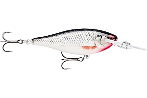 Rapala - Leurre de Pêche Shad Rap Elite Construction Balsa (sans Plomb) - Leurre Eau Douce Flottant