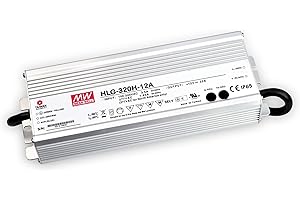 LED Alimentazione 320W 24V 13,34A MeanWell HLG-320H-24B funzione di attenuazione