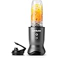 nutribullet Personal Blender, The Most Powerful Mixer for One Portion, 1000 Watt and Quiet Motor, 900 ml Tritan Renew Cup, Luminous Touch Control Buttons, Dark Grey