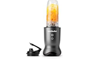 Nutribullet batidora personal, vaso de 900 ml en tritan renew, 1000 vatios y silenciosa, interfaz intuitiva iluminada