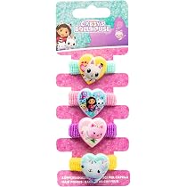 Set De Joyas De Gabby's Dollhouse - Pulsera, Collar Y 2 Anillos Con Colgante De Corazón, Regalo Perfecto Para Fans