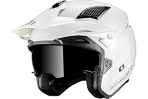 MT Helmets District SV S – Casco Moto Trial o Urbano con Visor Solar Retráctil, Interior Lavable, Diseño Off Road y Gran Ventilación | Homologado ECE 22.06 & DOT
