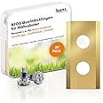 BEOS® 30 x Premium Titan Replacement Blades + Screws with Safety - Replacement Blades for Premium Brands Worx Landroid, LandXcape, Einhell, Kress - 0.9 mm Blade Thickness for Long Lawn Mower Pleasure
