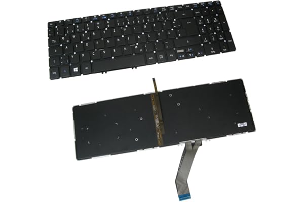 Clavier QWERTZ allemand avec rétroéclairage pour Acer Aspire Nitro V5-573PG V5-583G VN7-571 VN7-571G VN7-591 VN7-591G VN7-591G-77A9 VN7-792 VN7-792G yout)