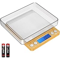 AMIR Feinwaage 0.01g, 500g / 0,01g Digitalwaage, Taschenwaage, Münzwaage, Küchenwaagen mit Tara-Funktion, Zählung…