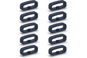 FCNJSAO Smart Watch Strap Retainer Replacement Silicone Fasteners 18mm/20mm/22mm Wristband Keeper Holder Belt 10pcs Watch Straps