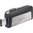 SanDisk Ultra 256 Go Dual Drive Clé USB 3.1 Type-C à Double Connectique Noir