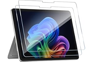 Haofun Pellicola Protettiva Compatibile con Microsoft Surface Pro 12 Pollici, 2 Pezzi Vetro Temperato, 9H Durezza Anti Graffio Pellicola Protettiva, Ultra HD Senza Bolle