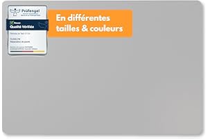 Flickly® Patchs de réparation autocollants | camions, remorques, tentes, auvents, camping, parasols, piscine | disponibles en plusieurs couleurs | 30 x 20 cm | Gris agate (RAL 7038)