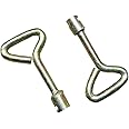 Being Safe Fire Hose Cabinet Emergency Access Key - Heavy-Duty Construction for Quick Access in Emergencies - Pack of 2