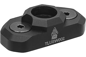 UTG Pro Unisex – Erwachsene TLUSW002 Riemenbügel Adapter, Matte Black, one Size