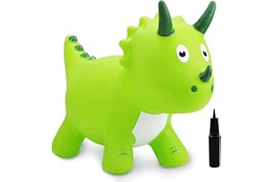 U&C PLANET U & C Planet Animal Hopper per il bambino, Dinosaur Hopper per i bambini, Bouncy Horse Hopping Toy, Ride on Dino Hop, Regalo di compleanno di Natale per 2 3 4 5Years Old Hop Along Yard Indoor Outdoor