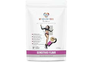 ‎MY HEALTHY FOOD Natürliches Mehl SENSITIVE! Flour – Das rundum Wohlfühl-Mehl aus verträglichem Ur-Weizen für ein gesundes Bauchgefühl, reich an Selen – 500g