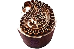 ROYAL KRAFT Fantaisie Imprimer Timbres Laiton Cachemire Designs Poterie Bois Bloc